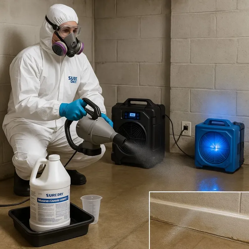 Sanitization and Odor Removal process in Chelsea, MA